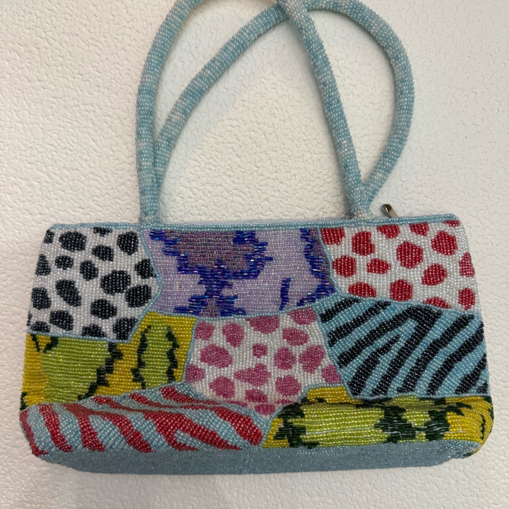 Colorful Beaded Women's Bag